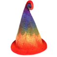 thumbnail image 1 of Halloween Gradient Rainbow Wizard Hat for Creative Popular Steeple Witch Hat Cosplay Halloween Gift Party Prop Autumn Wi, 1 of 4