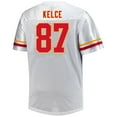 thumbnail image 3 of Men's-Fanatics Travis Kelce White Kansas City Chiefs Big & Tall V-Neck Fashion Jersey, 3 of 3