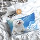 thumbnail image 5 of Fotbe Cute Cloud Bichon Frise Funda de Almohada Decorativa Estilo Occidental, Lujo en Algodón, Fundas para Almohadas King, Cojín Estampado para Decoración del Hogar-16"x24", 5 of 6