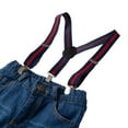 thumbnail image 2 of YTDSCS Toddler Kids Boys Overalls Straight Jeans for Boys Autumn and Winter Elastic Adjustment Suspenders Royal Blue Pants Banquet, 2 of 3