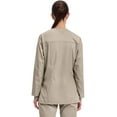 thumbnail image 6 of Cherokee Snap Front Scrub Jackets for Women, Workwear Revolution Soft Stretch WW310, 6 of 9