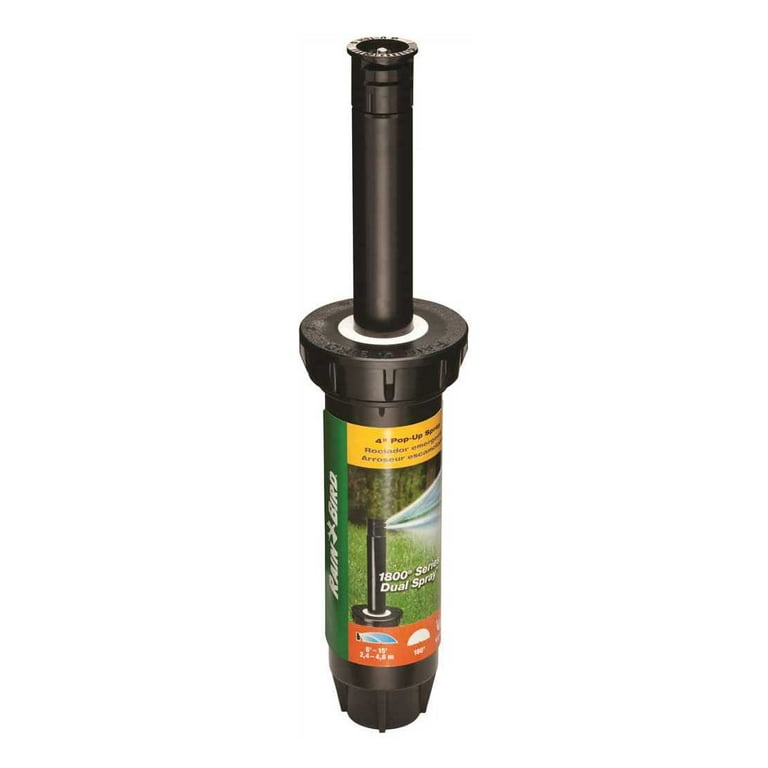 Born☆Free Rainbird 1804HDS Dual Spray Head Sprinkler, 0.1 gpm, 1/2 in