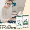 thumbnail image 2 of 20oz Accountant Tumbler Freak In The Sheets Funny Accountant Gifts For Accountant Men Women Coworker Accounting Tumbler with Lid Stainless Steel Insulated Excel Mug Funny Accountant Coffee Mug, 2 of 6