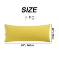 thumbnail image 6 of PiccoCasa 1Pc Silky-Soft 1800 Microfiber Long Body Pillowcase, Queen Gold 20"x54", 6 of 7