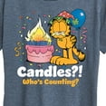 thumbnail image 3 of Garfield - Candles Who's Counting - Women's Short Sleeve Graphic T-Shirt, 3 of 5