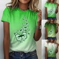 thumbnail image 4 of weskinke Women's Cute Frog Shirt Shirt Top Short Sleeve Casual Print T Shirt, 4 of 6