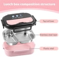 thumbnail image 6 of Kitchen Organizers 304 Stainless Lunch Box Leakproof Food Storage Containers Box For Adults Men Women Insulated Partitioned Box Student Heat Sealed Lunch Box Convenient Tableware, 6 of 8