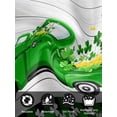 thumbnail image 7 of St. Patrick's Day Cloth Napkins Set of 4 Reusable Dinner Napkins, Spring Lucky Grass Truck Gray Wood Plaid Cocktail Napkin Washable Table Napkins for Wedding/Holiday Party/Baby Shower 20"x20", 7 of 7
