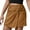 Khaki, variant on EDFBUYKRS Female Skirts Knee Length Skirt with Pockets Plaid Autumn Wrap Skirt High Waist Mini Pencil Style Wear Elegant Suede Bodycon Slim Fit Short Skirt