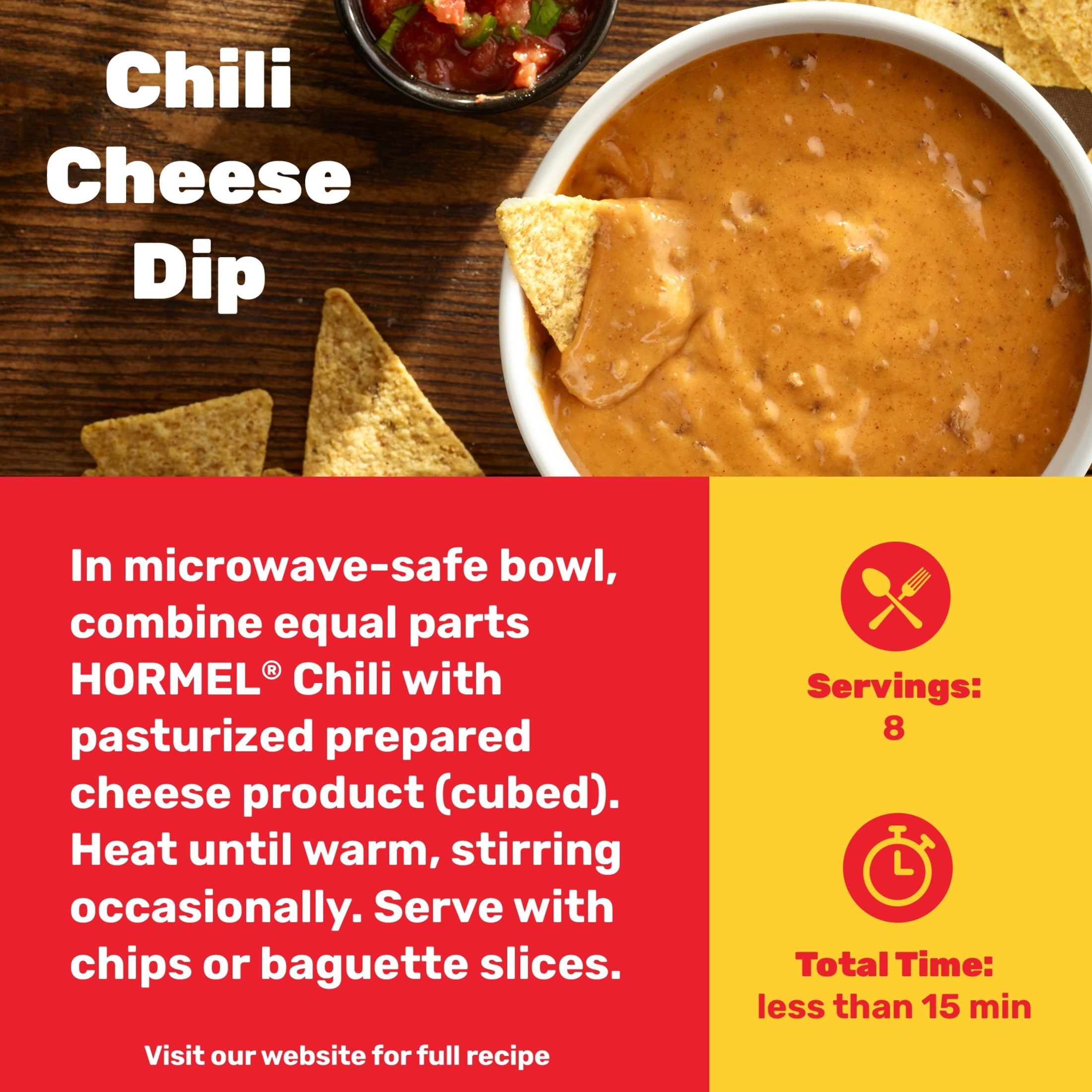 (12 pack) HORMEL Chili No Beans Canned Chili, Shelf-Stable, 38 oz Steel Can
