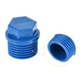 thumbnail image 5 of Conector de tapón de tubo de PVC con rosca macho G1/2, cabeza hexagonal, paquete de 6, 5 of 5