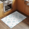 thumbnail image 2 of Turquoise Conch Coastal Entryway Rug 2'x3'&nbsp; Non Slip Front Door Mats, Nautical Summer Beach Ocean Sea Entrance Rugs Indoor Outdoor Carpet, Washable Floor Mats Small Area Rug for Bedroom Kitchen, 2 of 8