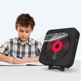 thumbnail image 1 of Lecteur CD Portable avec BT, Lecteur CD de Bureau pour la Maison, Lecteur CD Mural Portable, Lecteur de Musique CD Portable pour la Maison avec Télécommande, 1 of 7