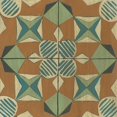 thumbnail image 3 of Zarris, Chariklia 20x20 Black Modern Framed Museum Art Print Titled - Fraser Tile VIII, 3 of 5