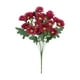 thumbnail image 2 of Flores artificiales rojas, blancas, amarillas, rosas y naranjas | Flores artificiales de plástico para decoración del hogar | Ramo decorativo de 31 cm para uso en interiores y exteriores, 2 of 6