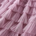 thumbnail image 5 of Zunfeo Women's Skirts Trendy Tutu Tulle Long Skirt Elastic Waist Layered Mesh Cake Tiered Skirt Fashion A-line Party Prom Princess Skirts- Purple Size L, 5 of 7
