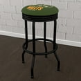 thumbnail image 4 of Trademark Gameroom Jeep Willys Green Black Ribbed Barstool, 4 of 5