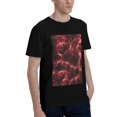 thumbnail image 2 of Bingfone Red Line Men'S Loose Fit Short-Sleeve Pocket T-Shirt, 2 of 7