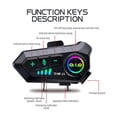 thumbnail image 2 of Cascos de intercomunicación Bluetooth de 500 metros, intercomunicador de voz para todo el cuerpo, cascos de intercomunicación inteligentes, 2 of 6