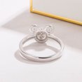 thumbnail image 3 of Hongchun Ring Female Matte Design Mickey Rings Real Glamour Jewelry Birthday Gift for Girls, 3 of 5