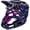 LTD Zolt - Holo Black, variant on KALI PROTECTIVES DH Invader LTD Lightspeed/Multi L-XXL Cycling Helmet (0211325217)