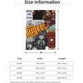 thumbnail image 4 of Flannel Blanket Lauryn Music Hills Nap Blanket Air Conditioning Blankets Couch Bed Office Blankets Soft and Cozy 60"X50", 4 of 6