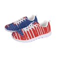 thumbnail image 6 of Chririnla American Flag Women Running Shoes, Lace Up Anti-Slip Athletic Sneaker for Travel Gym, 6 of 11