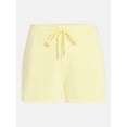 thumbnail image 6 of Joyspun Women's French Terry Knit Lounge Sleep Shorts, 3” Inseam, Sizes XS-3X, 6 of 6