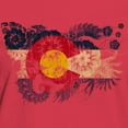 thumbnail image 3 of CafePress - Colorado Flag Women's Dark T Shirt - Women's Traditional Fit Dark T-Shirt, 3 of 4