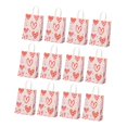 thumbnail image 5 of S SERENABLE 12Pcs Party Favor Tote Goody Bags Paper Bags Reusable Valentines Day Gift Bags Gift Wrap Bag for Kids Adults Birthday Wedding Pink, 5 of 8