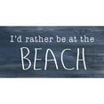 thumbnail image 3 of CAD Designs 14x9 Black Modern Framed Museum Art Print Titled - Rather be at the Beach, 3 of 5