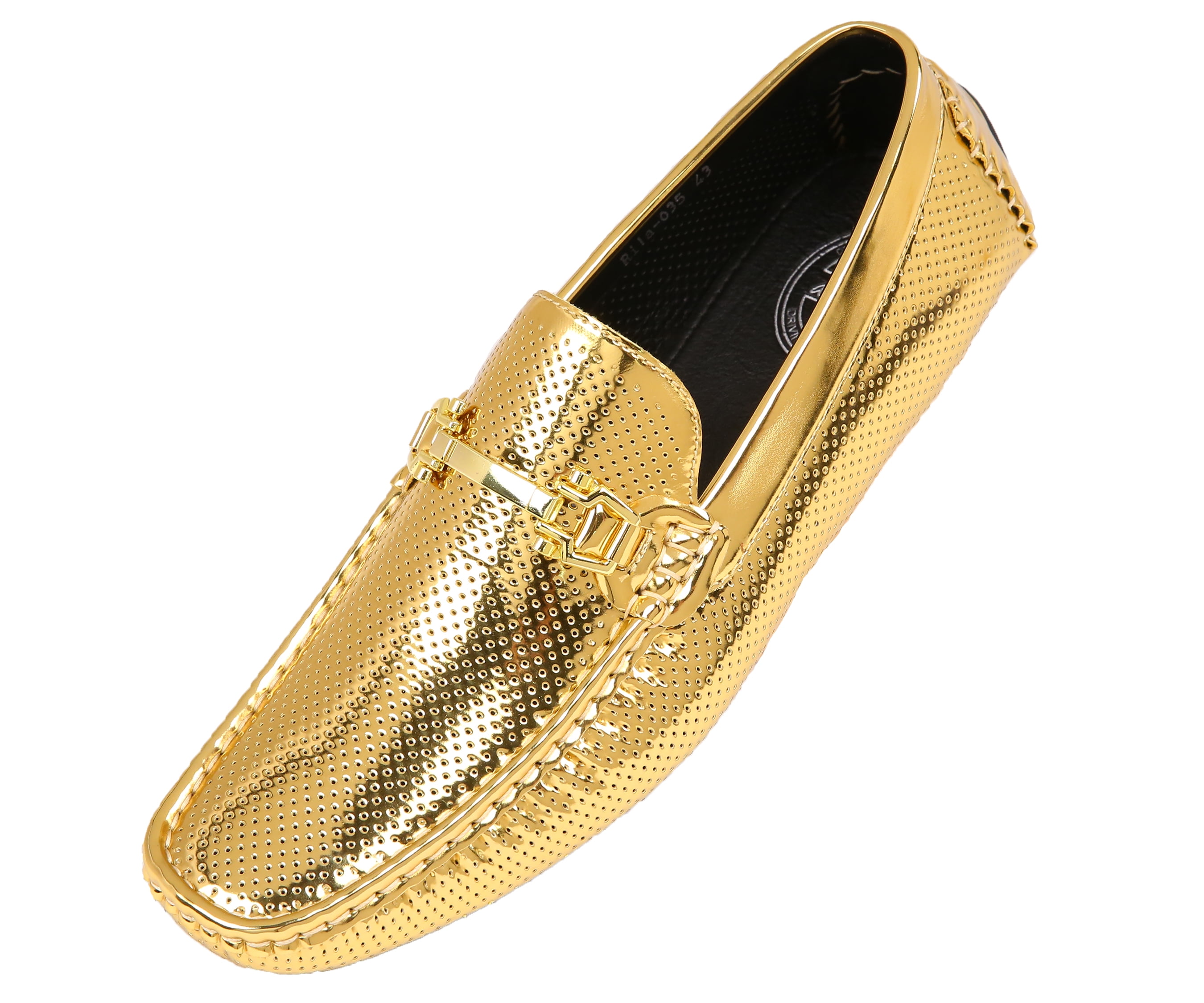 Amali Mens Perforated Tuxedo Slip On 