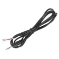 thumbnail image 1 of Cable de reemplazo TRS de 3 polos con conector macho de 3.5mm a cable de extremo abierto para reparación de auriculares, 1m, 1 of 6