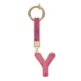 thumbnail image 1 of Unique Bargains Alphabet Y Letter Charm Rhinestone Alphabet Charm for Jewelry Making, Rose Red, 1 of 6