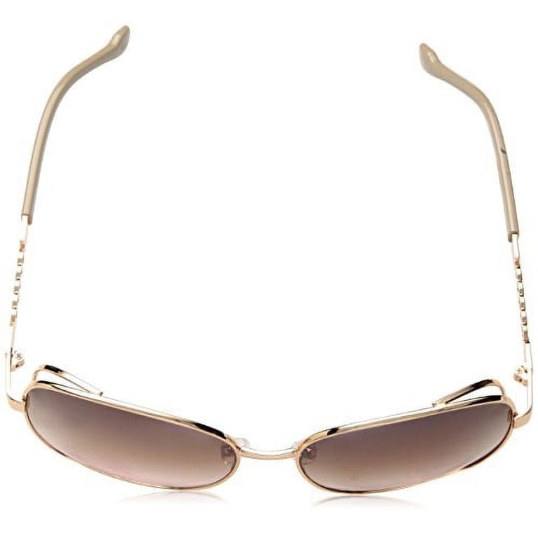 Jessica Simpson Clear Frame Sunglasses (RX) with Brown Tinted Lenses Jessica Simpson Translucent Smoke Sunglasses Silver Accent  main image 4
