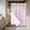 Pink, variant on Beige Striped No Hook Shower Curtain Waterproof,Bathroom Curtains with Snap in Liners and See Through Top Window,Farmhouse Luxurious White Stripes Modern Abstract Art Bathtub Curtains 60"Wx72"L