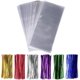 thumbnail image 1 of 300 Pack 5" x 11" Clear Cello Treat Bags 1.4mil OPP Plastic Bags with 6 Mix Colors Twist Ties Good for Wedding Cookie Gift Candy Bakery Supply Valenti, 1 of 4