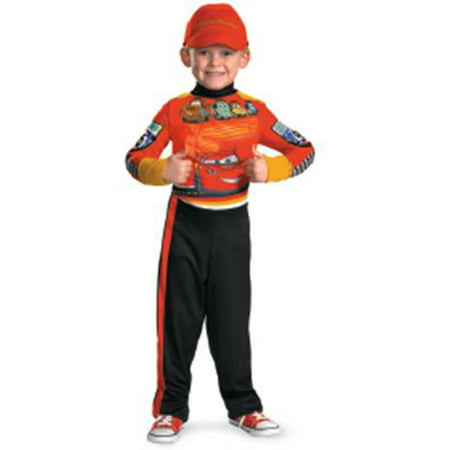 Childs Cars Lightning McQueen Pit Crew Costume Medium