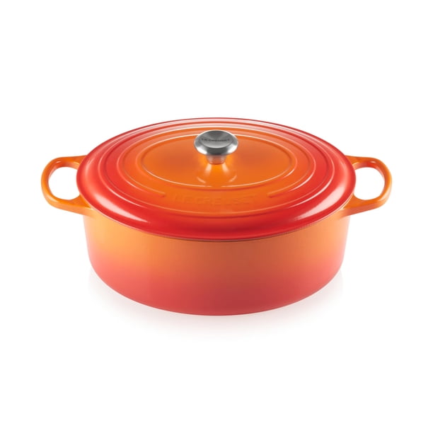 Horno holandés Le Creuset de hierro fundido esmaltado Signature Flame de 9,5 litros