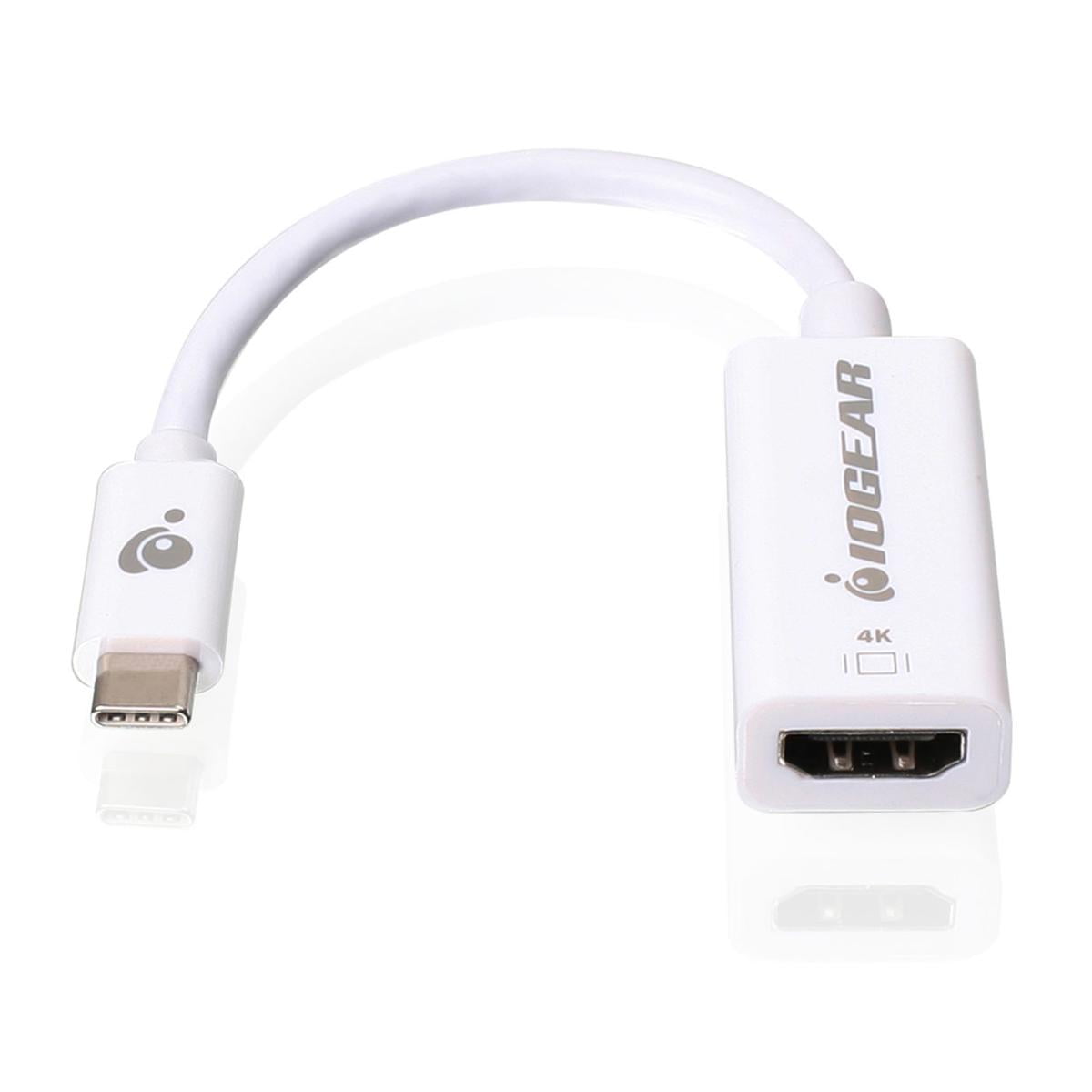 IOGEAR USB Type-C to HDMI Adapter, White