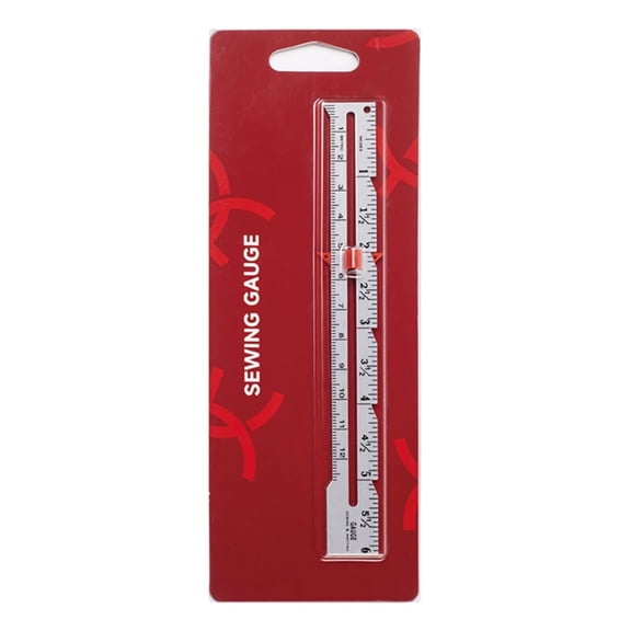 Metal Sliding Sewing Gauge Measuring Tool for Sewing Tailoring Quilting Hemming