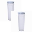 thumbnail image 1 of Oleegame 2PC Trashcans For Bedroom Airtight Food Storage Cereal Plastic Kitchen Pantry Storage Container Blue, 1 of 2