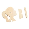 thumbnail image 4 of Soporte de madera para gafas, expositor, organizador creativo y resistente. Mujer, 4 of 9