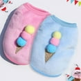 thumbnail image 2 of 2 Pack Cute Fleece Pet Dog Clothes Winter Warm Pet Vest Clothing for Small Medium Dogs Pet Teddy French Bulldog Pullover Dog Outfits, 2 of 9