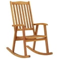 thumbnail image 2 of vidaXL Rocking Chair with Cushions Solid Acacia Wood, 2 of 10