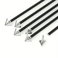 thumbnail image 6 of 12pcs Heavy-Duty Hunting Arrowheads - Sharp Shooting Star Cross design, for Archery, Crossbow, Airsoft - Compatible with All Bows - Durable Metal Construction for Professional & Beginner Hunters, 6 of 6