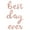 Rose Gold, variant on Cursive Script Letter Balloons - BEST DAY EVER 16" Inch Alphabet Letters Foil Mylar Balloon Engagement or Bachelorette Party Banner (Rose Gold)