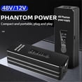thumbnail image 2 of Phantom Power Supply 48V Microphone Amplifier Rechargeable Portable for Condenser Microphones Preamp, 2 of 5
