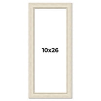 10x26 Frame White Real Wood Picture Frame Width 1.75 inches | Interior Frame Depth 0.5 inches |