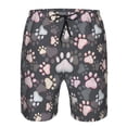 thumbnail image 3 of Salouo Colorful Paws Of Dog Pattern Swim Trunks for Men,Men's Hawaiian Bathing Suit Swimsuits Quick Dry Swimming Board Shorts Beach Shorts with Pockets-XX-Large, 3 of 6